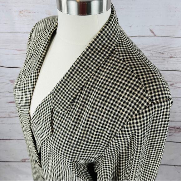 Sag Harbor Woman plaid blazer two button - Picture 8 of 11